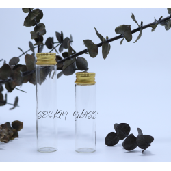 Metal Kapaklı Tüp Şişe 8 cm